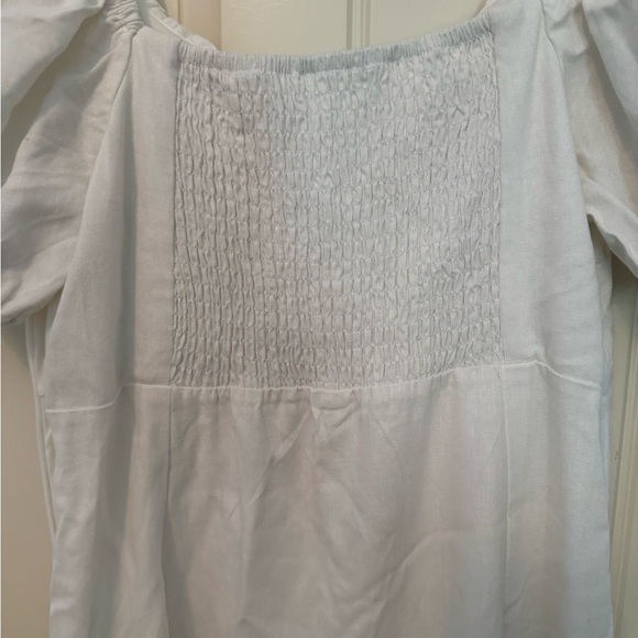 Blu Pepper flutter sleeve, smocked bodice, midi dress size L. NWT - Picture 10 of 10